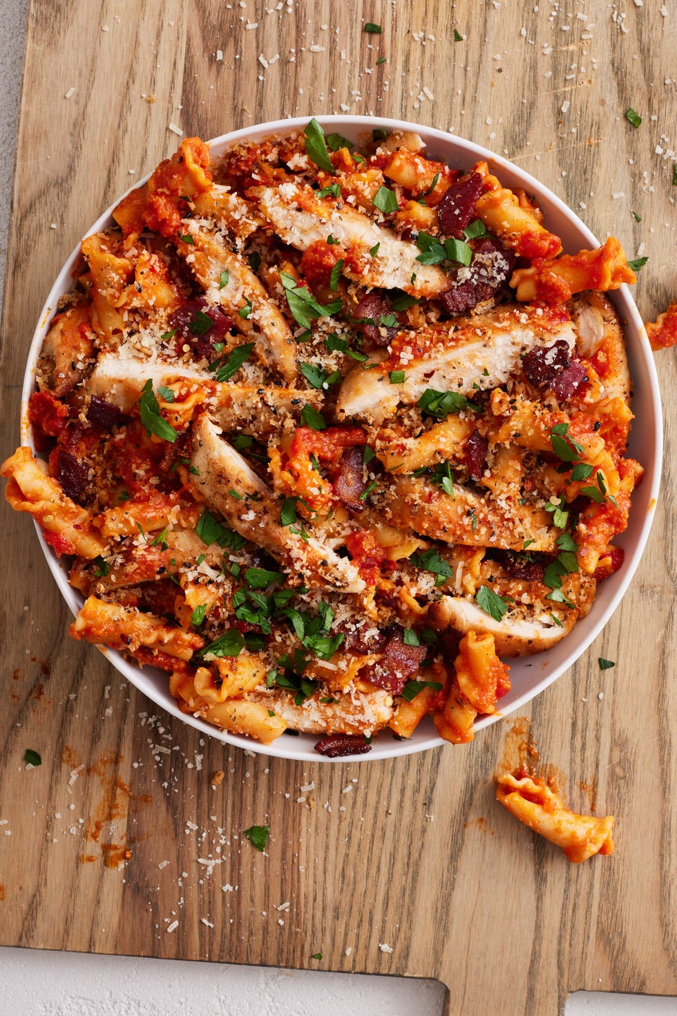 Best Chicken Parmesan Pasta Recipe - How To Make Chicken Parm Pasta