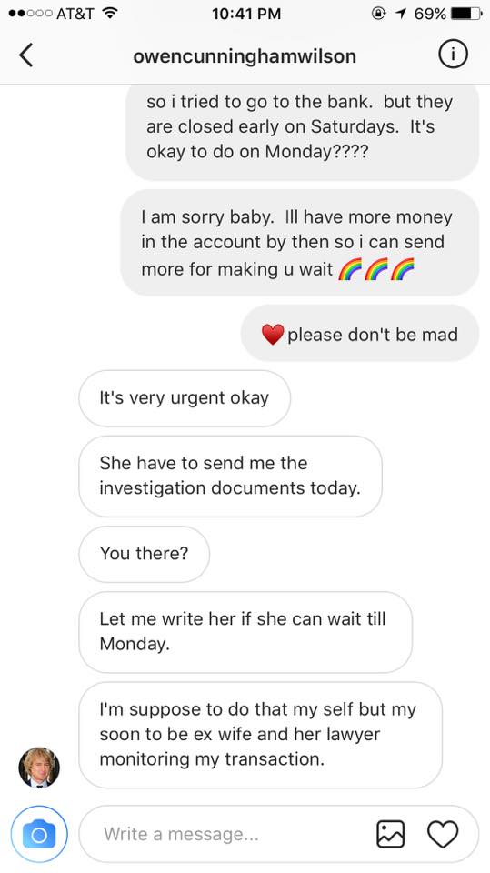 This Woman Trolling a Scammer Pretending to Be Owen Wilson Is the ...