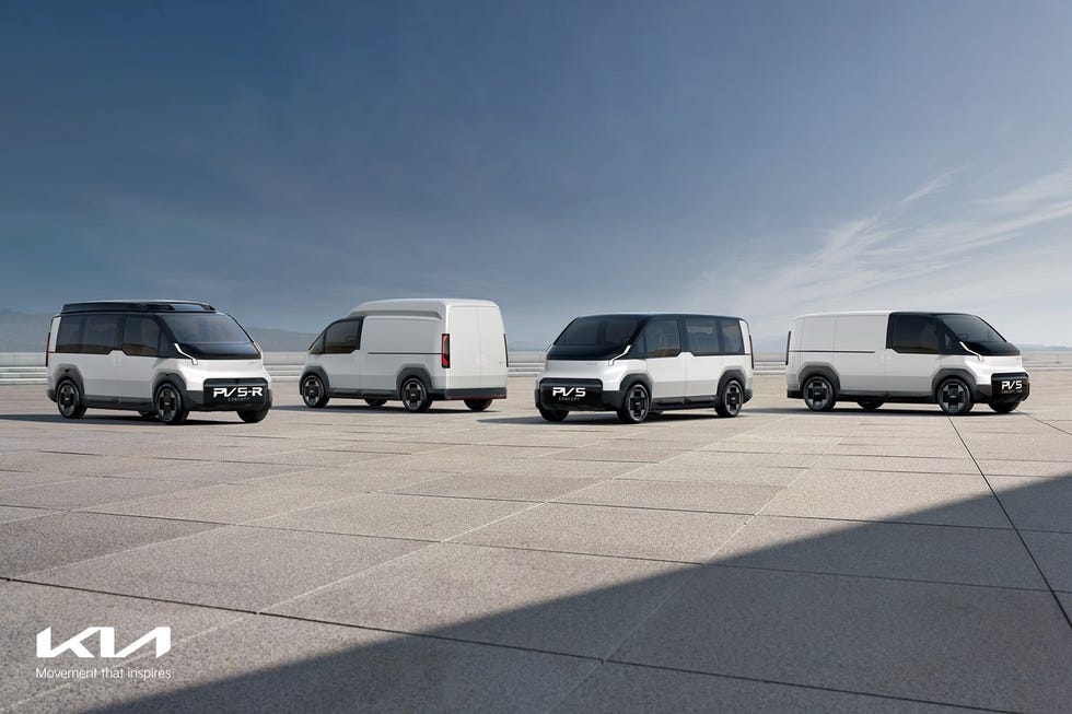 Kia Reveals Modular EV Van Lineup at CES—Will Hit the Road in 2025