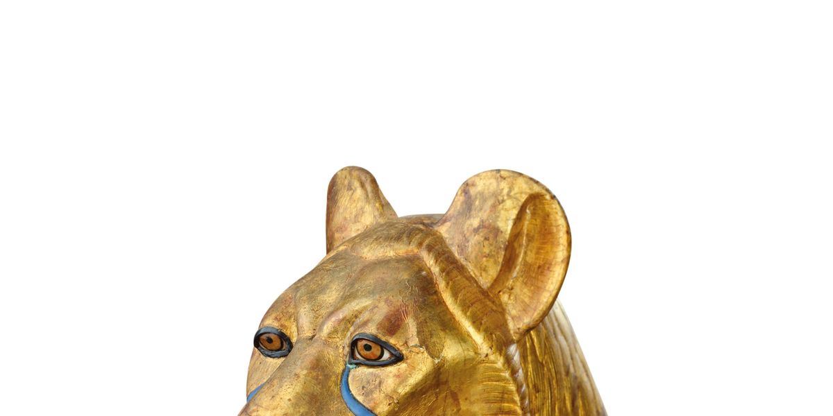 DE LEEUWIN MEHITDe machtige leeuw werd in verband gebracht met de koning Hij trad ook op als beschermer en bewaker zowel in het leven als in het hiernamaals De sarcofaag van Toetanchamon werd bewaakt door twee koppen van MehitEgyptisch museum Caro