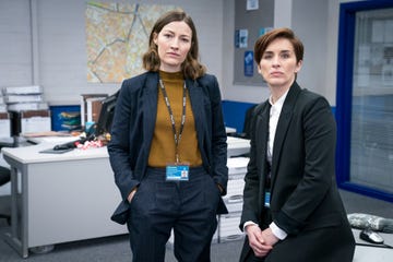 warning: embargoed for publication until 00:00:01 on 23/03/2021 programme name: line of duty s6 tx: n/a episode: line of duty generics (no. n/a) picture shows: *not for publication until 00:01hrs, tuesday 23rd march, 2021* dci joanne davidson (kelly macdonald), di kate fleming (vicky mcclure) (c) world productions photographer: steffan hill