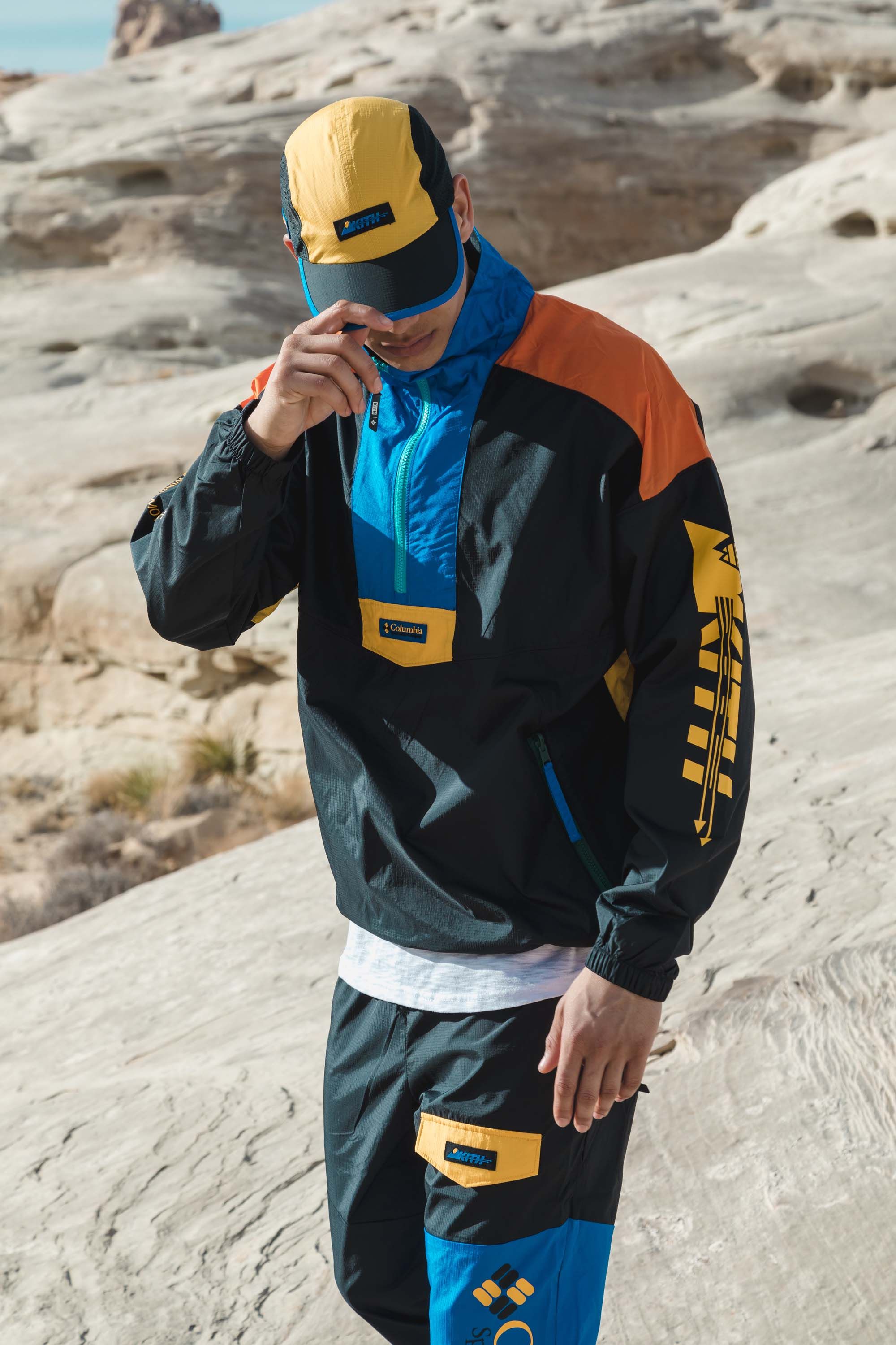 Kith x columbia deals santa anna windbreaker