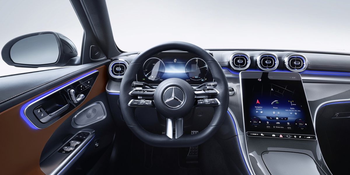 NEW TOUCH steering wheel upgrade on Mercedes C300 (W205) 2015+ 