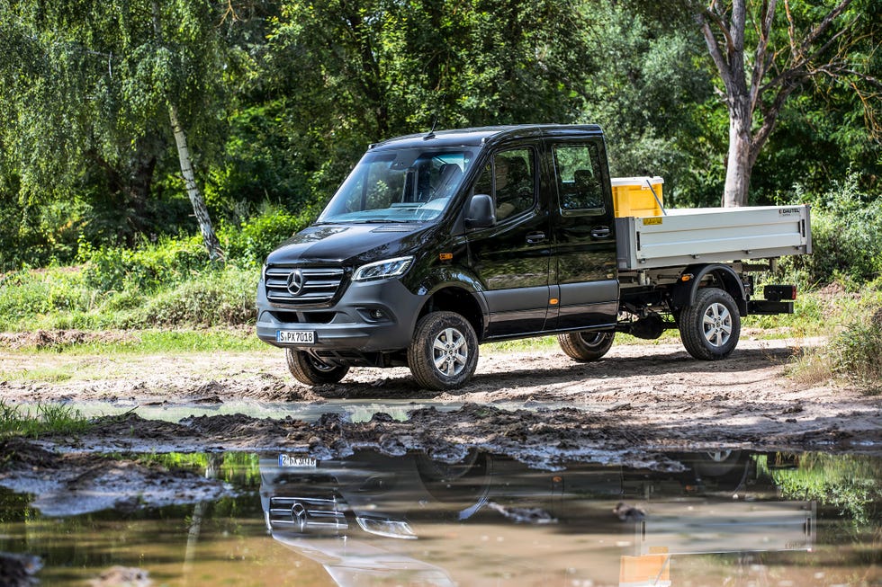 The 2023 Mercedes-Benz Sprinter Van Goes Four-Cylinder and AWD