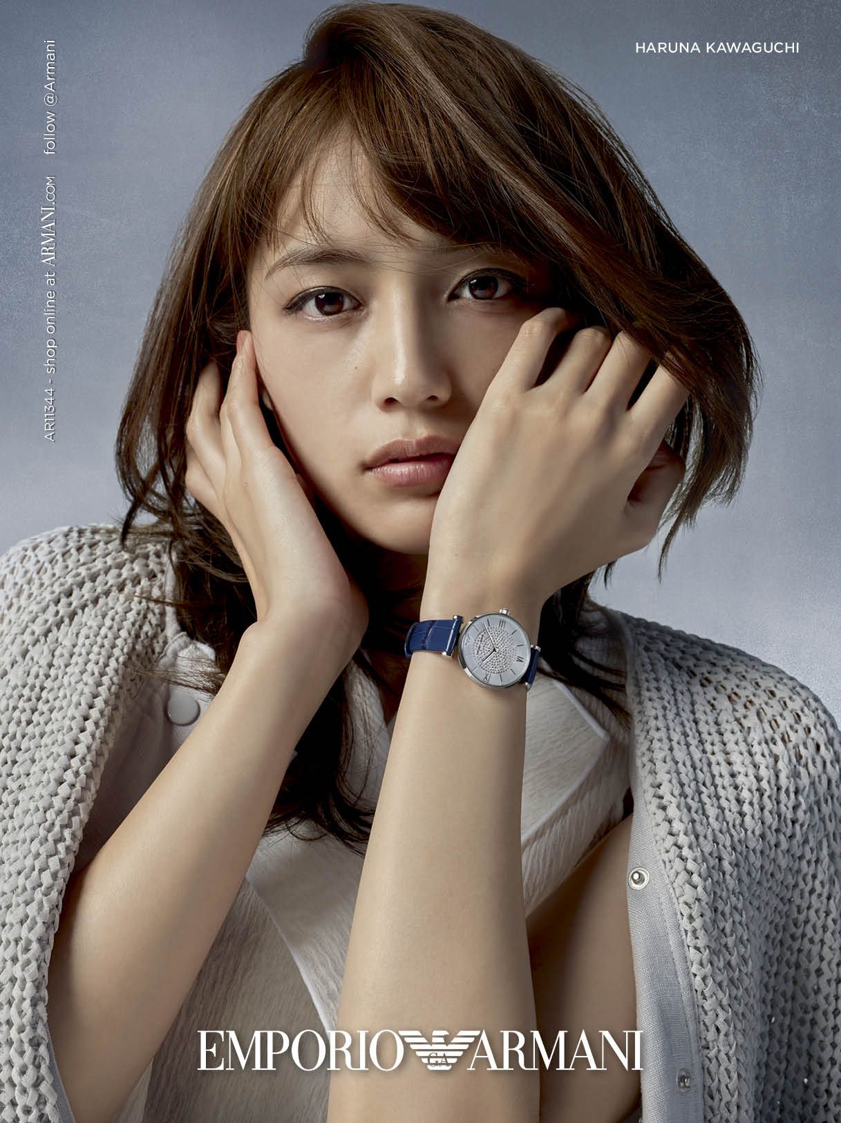 美品 エンポリオアルマーニ パンツスーツ ストライプ コサージュ パープル EMPORIO ARMANI（エンポリオアルマーニ）の「【エンポリオ