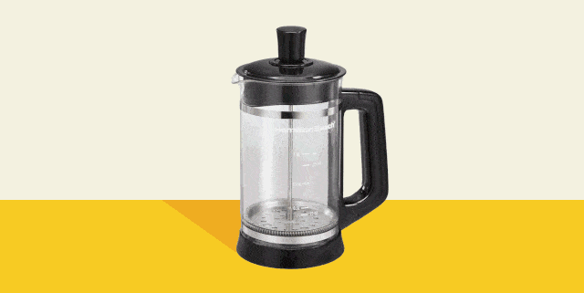 The best desk coffee machine is this personal French press