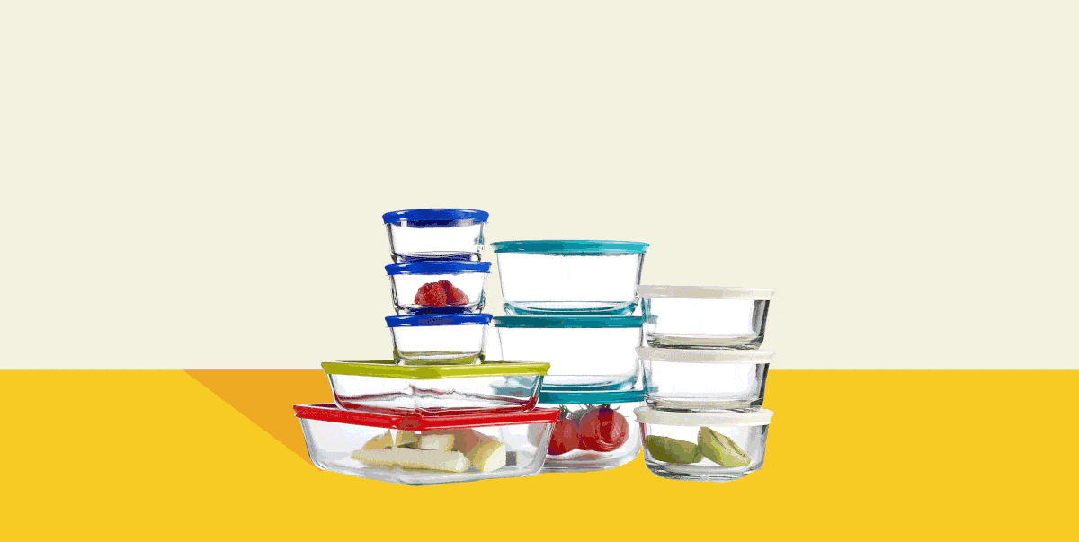 NEOFLAM Airtight Smart Seal Food Storage Container (Set of 3, Rectangle) |  Crystal Clear Body | Modular, Stackable, Nestable Design | Easy to Clean