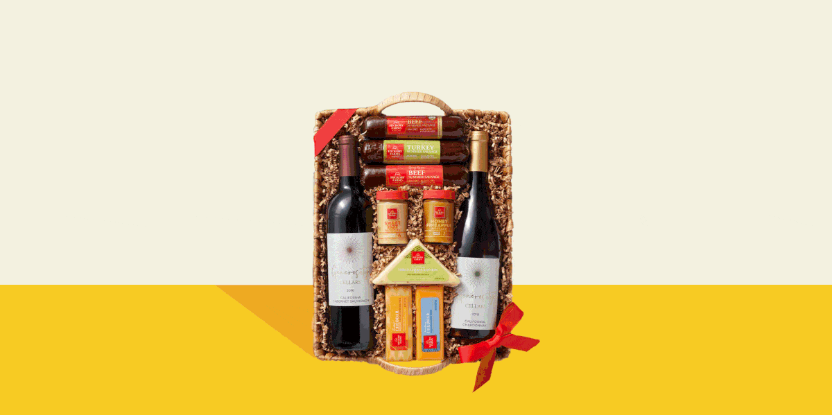 wine and cheese gifts