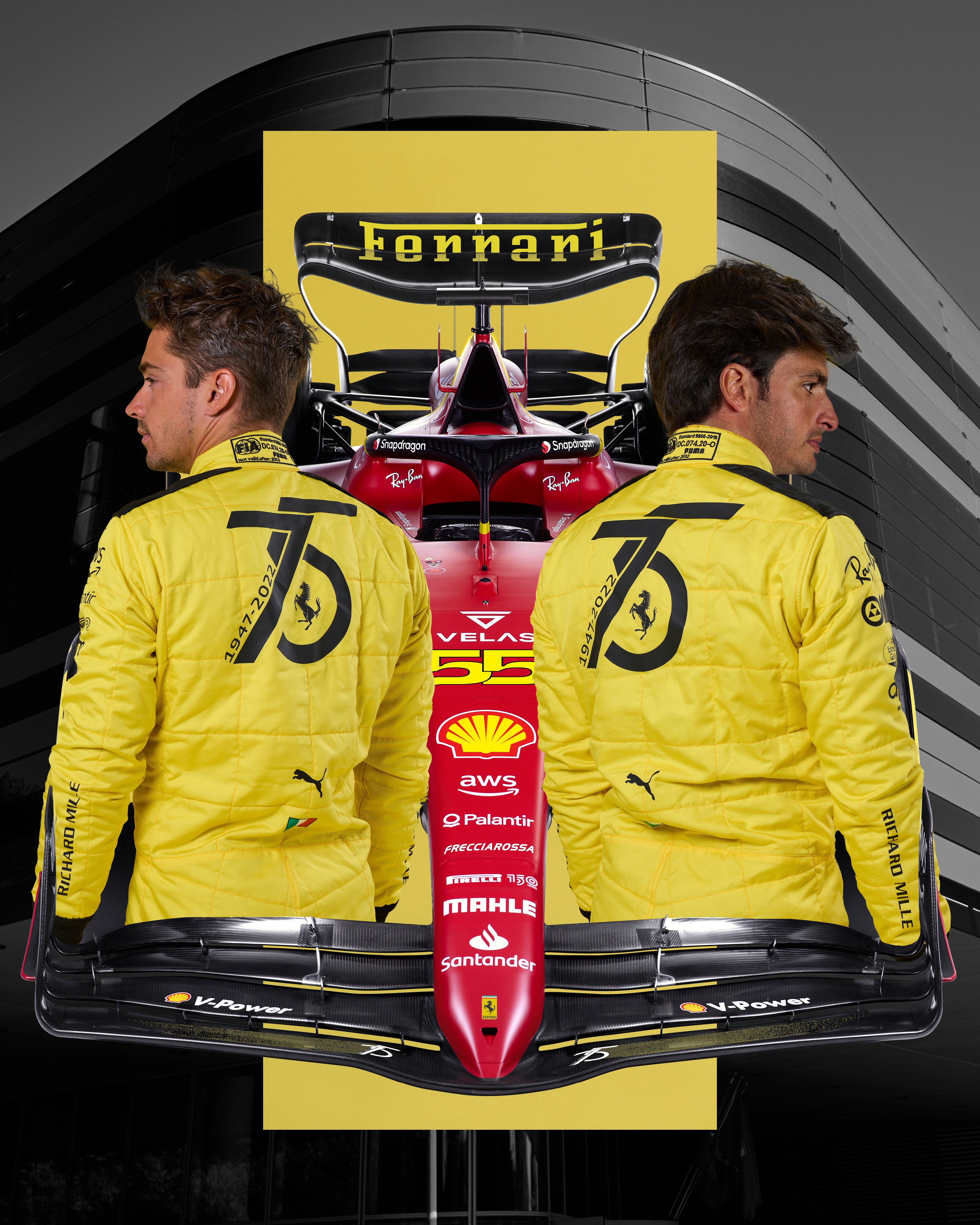 Ferrari unveil special livery with a splash of yellow for home Grand Prix  at Monza