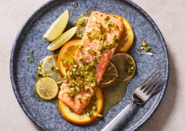 Jalapeño Citrus Salmon - Delish.com jalapeño citrus salmon