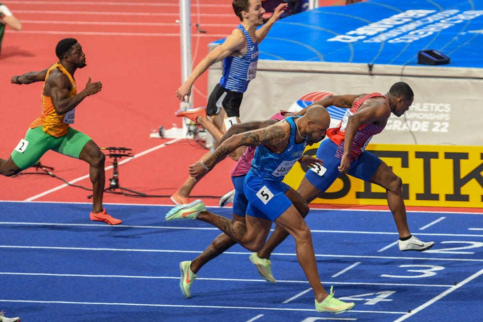 de italiaan jacbos wint de 60 meter op het wk indoor in belgrado