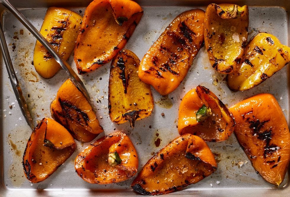 grilled peppers