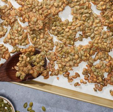 candied pepitas with brown sugar and cardamom