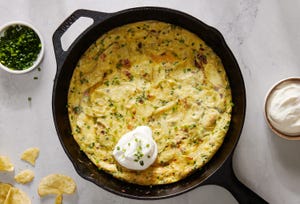 potato chip frittata