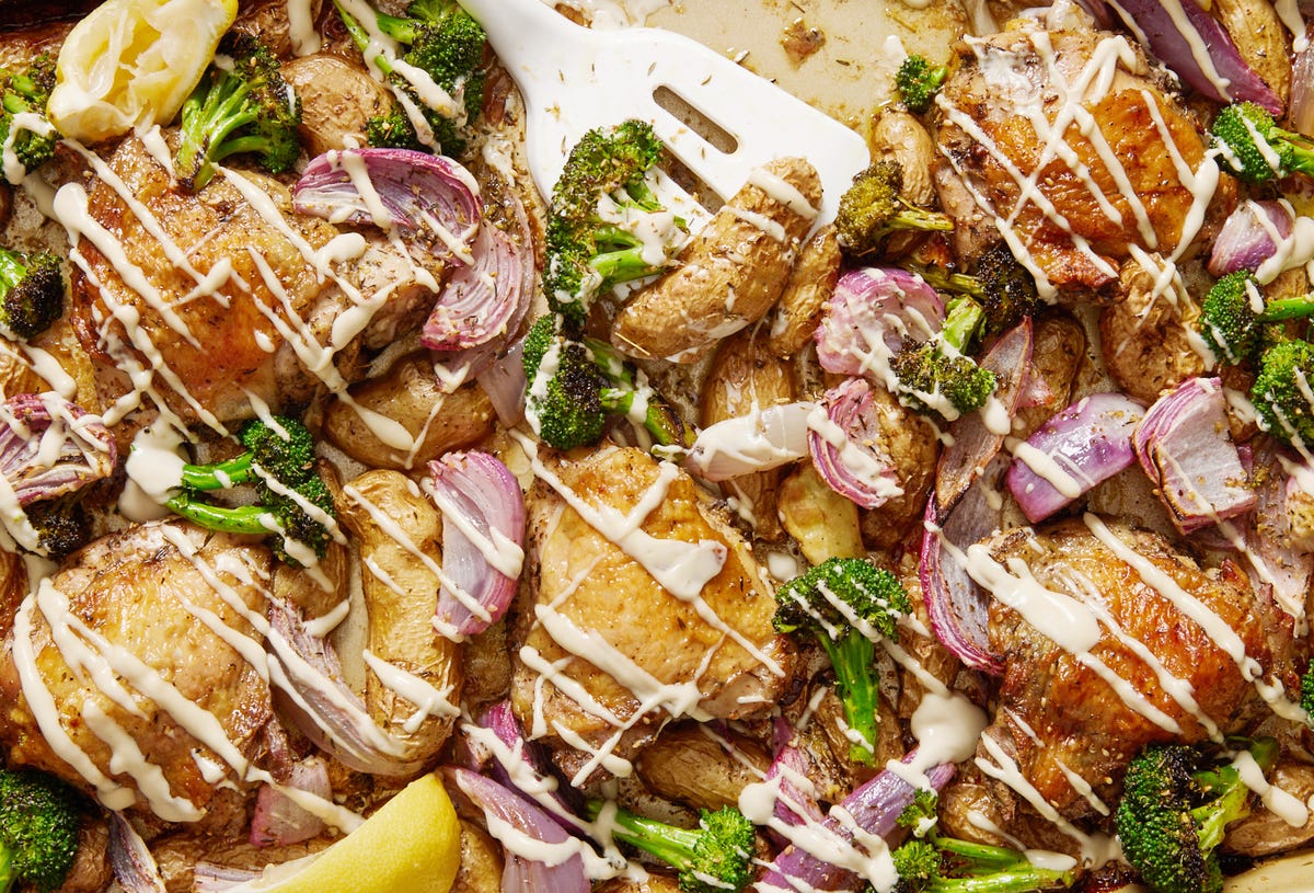 za'atar sheet pan chicken