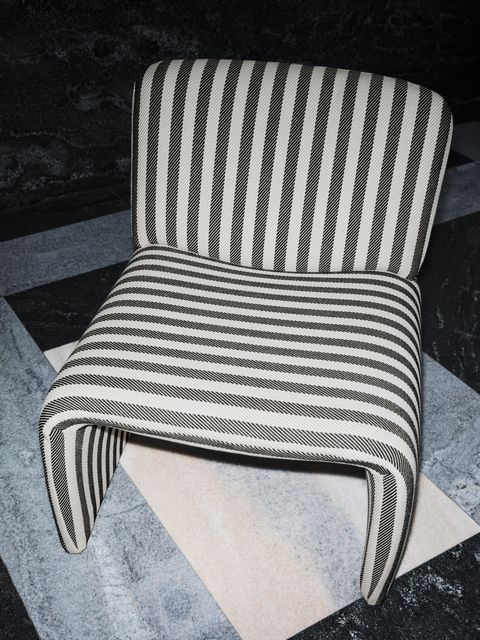graphic striped fabric by dedar