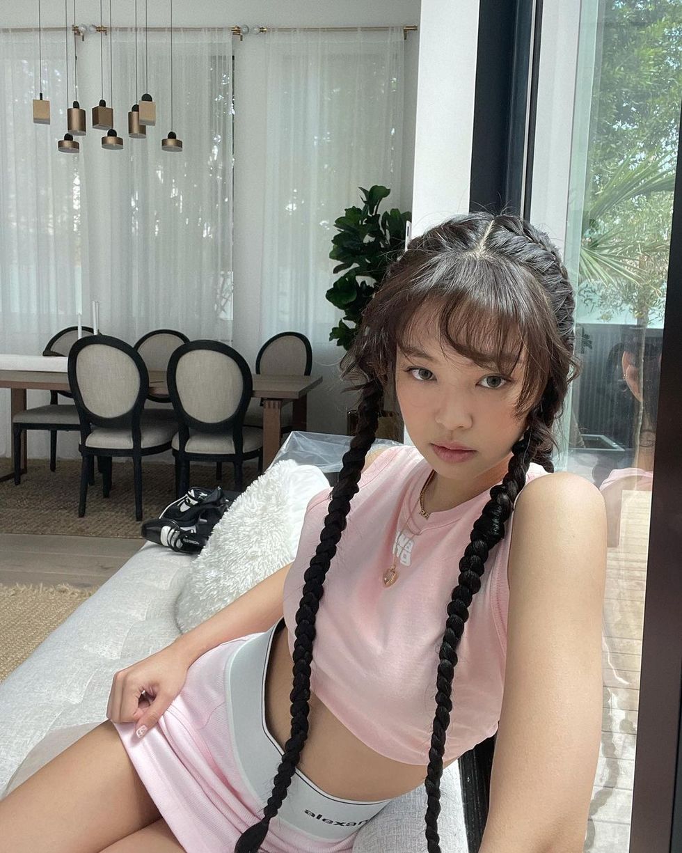 black pink jennie 2021韓系「拳擊」辮子髮型