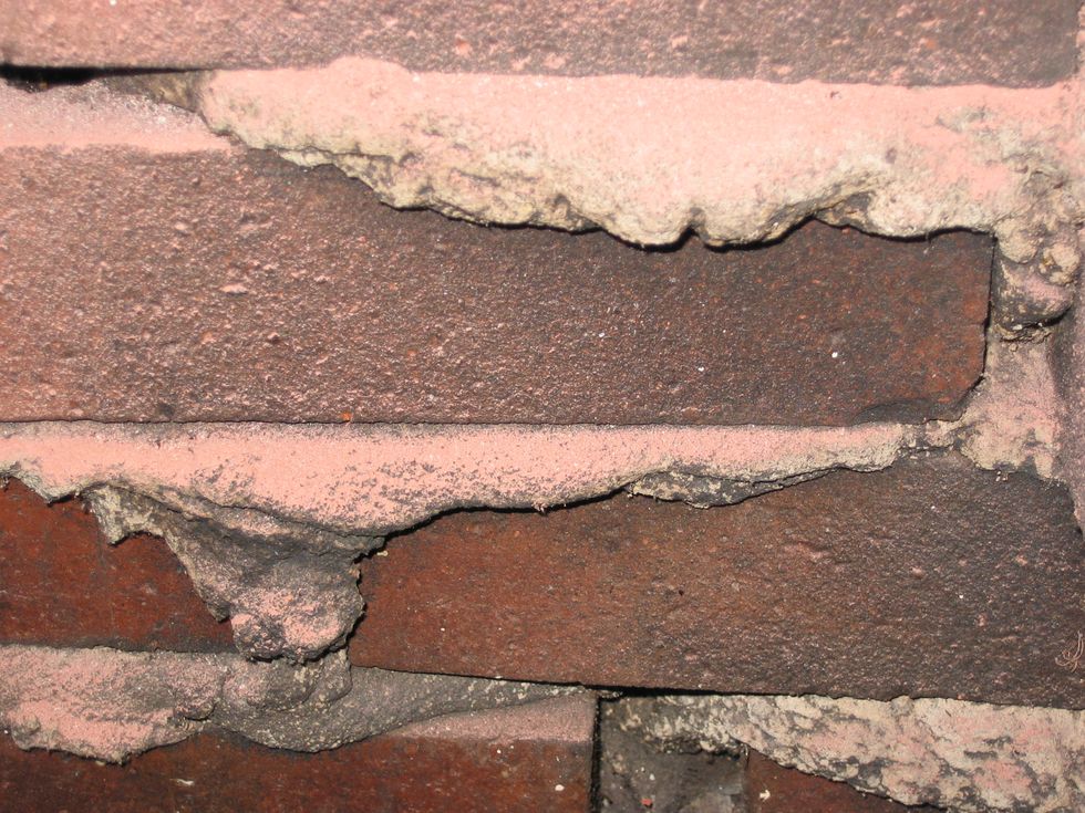 Wall, Brick, Brickwork, Line, Road surface, Soil, Concrete, Rock, Cement, 
