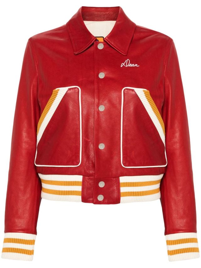 a red and yellow jacket