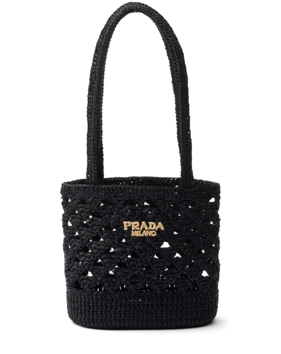 a black purse with a white background