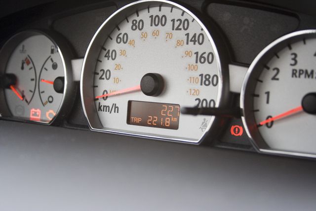 227km on new car odometer