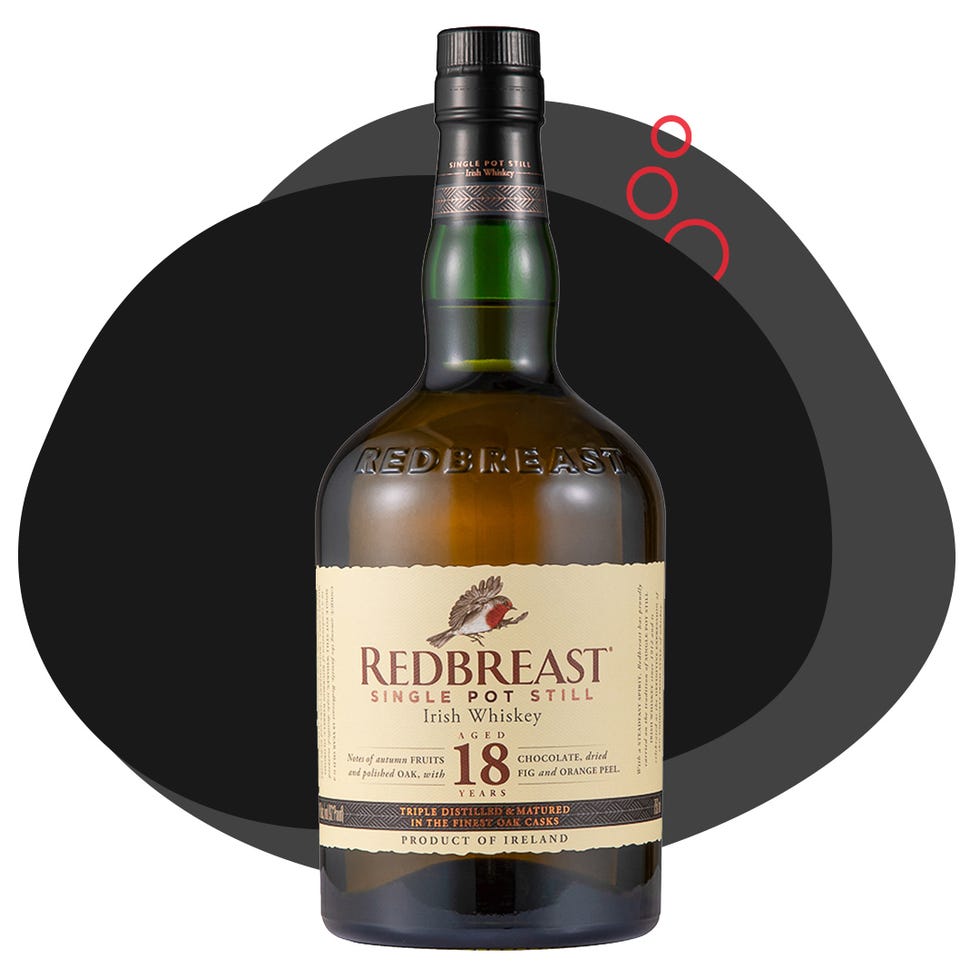 bottle of redbreast 18yearold single pot still irish whiskey