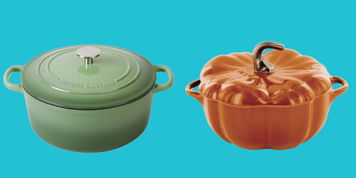  EDGING CASTING Cast Iron Dutch Oven Pot with Lid, Round Enameled  Dutch Oven for Bread Baking, 5 Quarts, Pistachio Green: Home & Kitchen