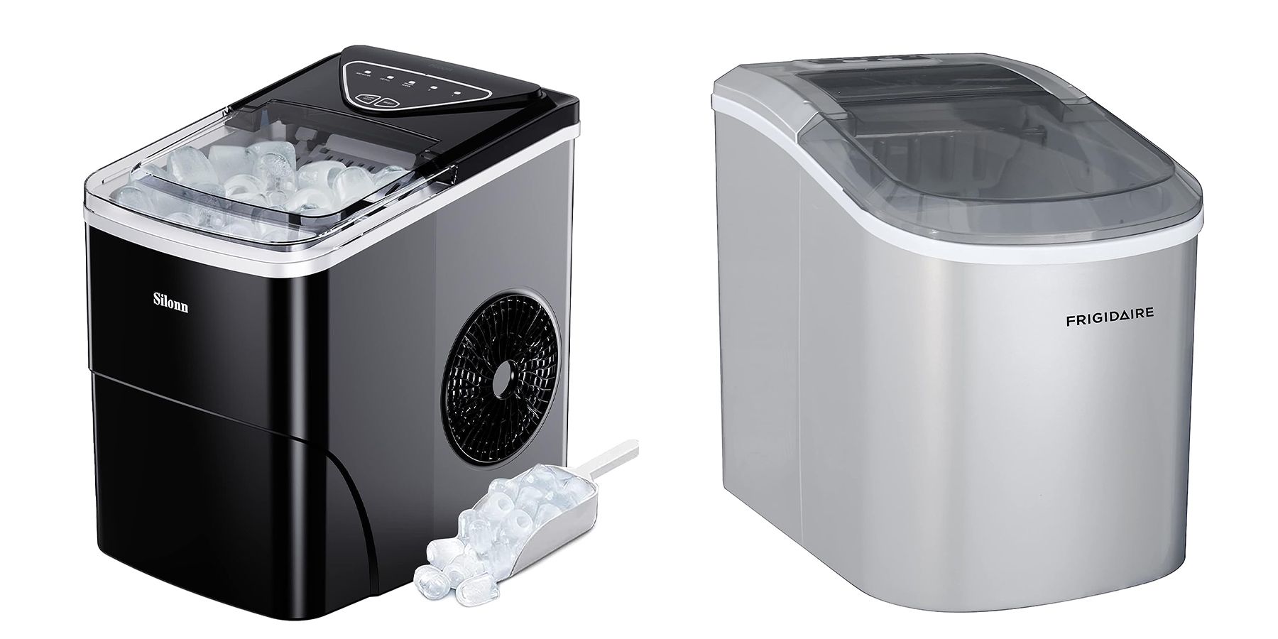 AGLUCKY Countertop Ice Maker Machine, Portable Ice Makers Countertop