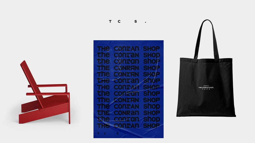 the conran shop visual identity by pentagram