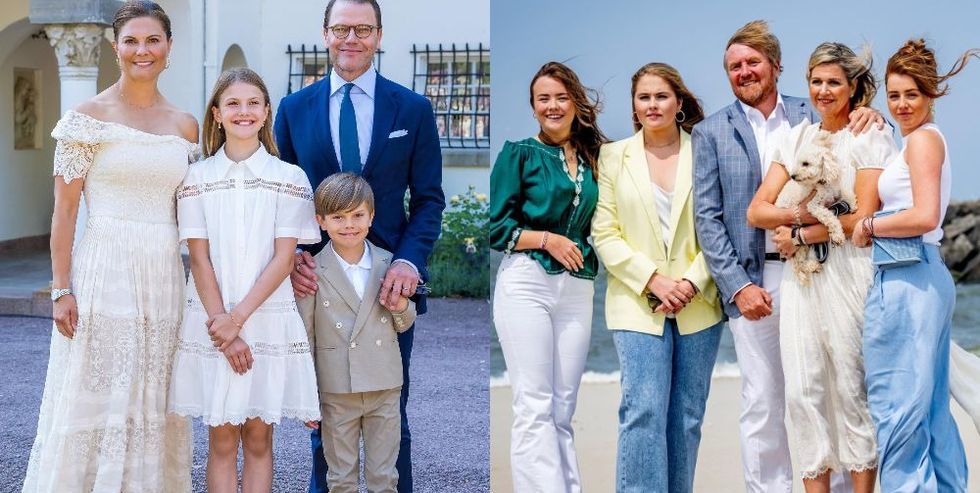 swedish royal family, netherland royal family