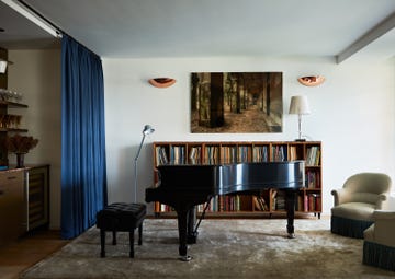 a piano in a room