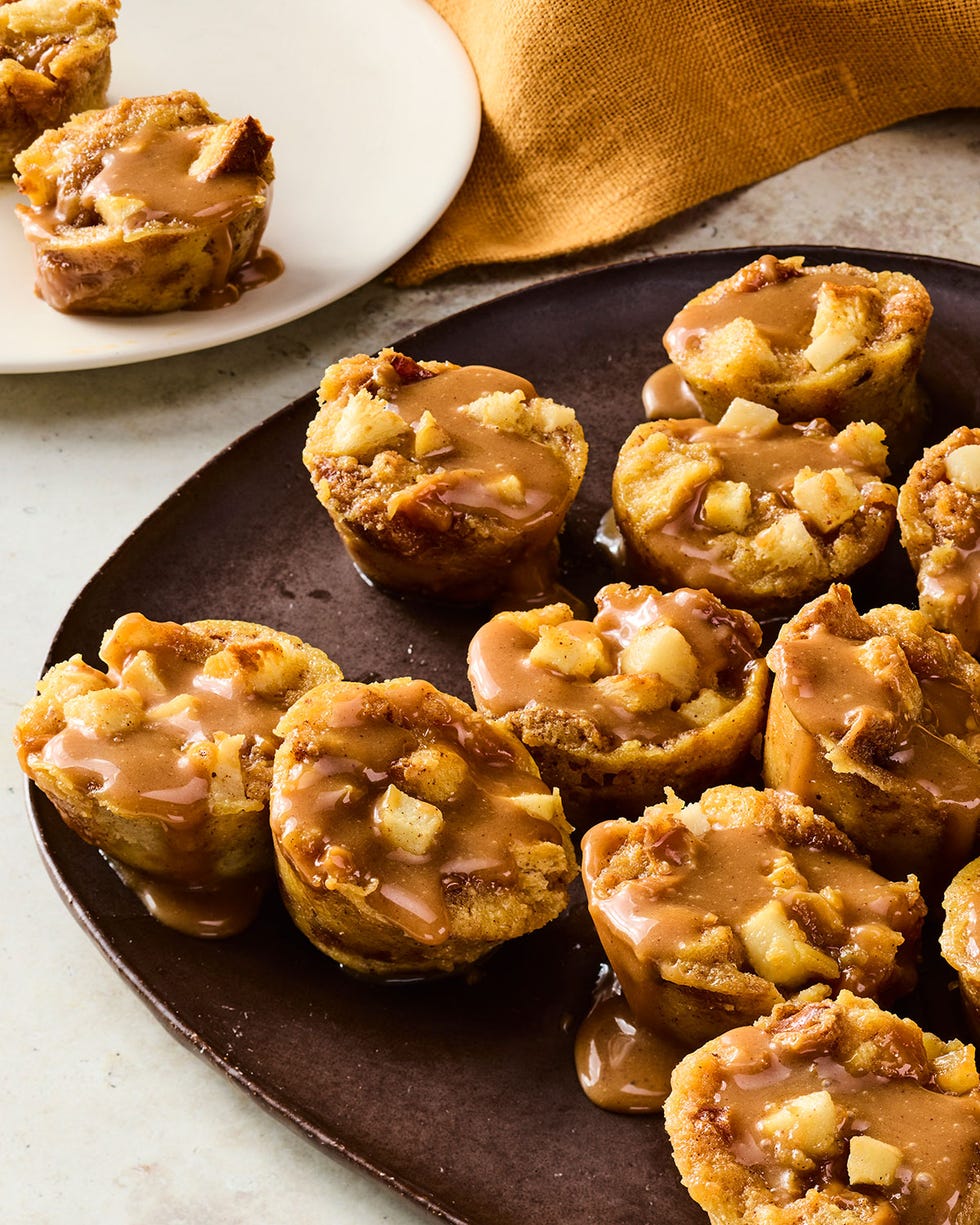 pear bread pudding bites