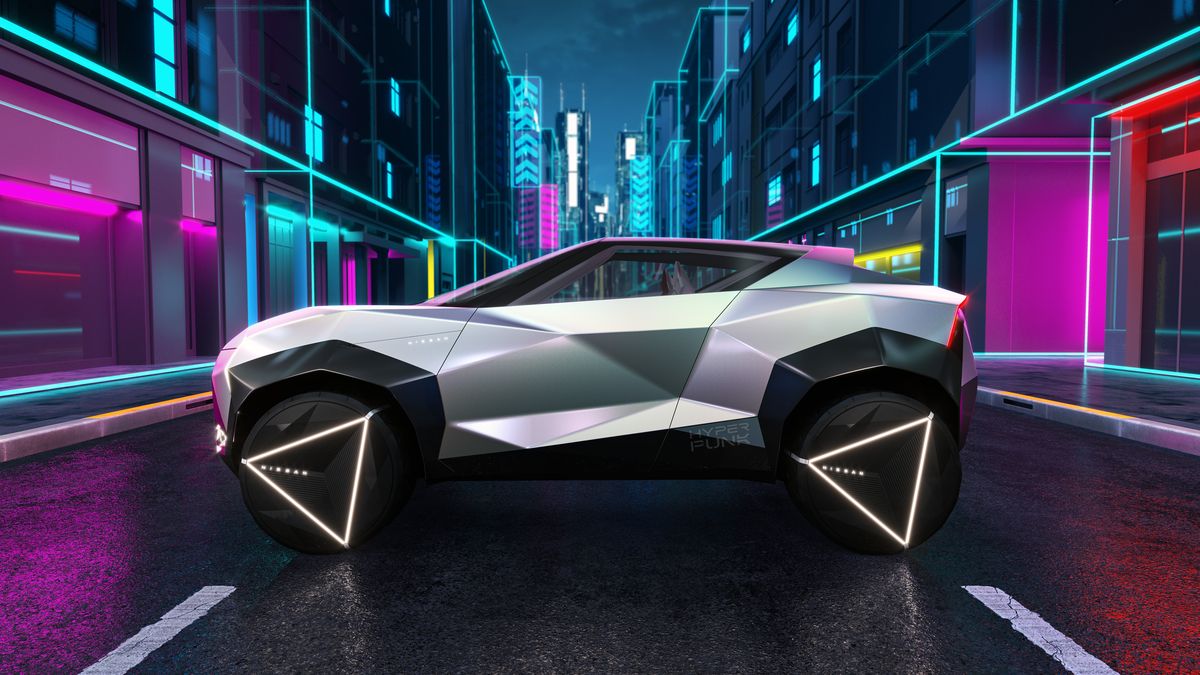 preview for Nissan Hyper Punk: así es el coche que conducirás en “Fortnite” y verás en una pantalla 3D