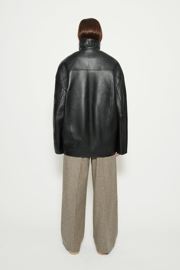Faux leather bomber jacket, Collection 2023