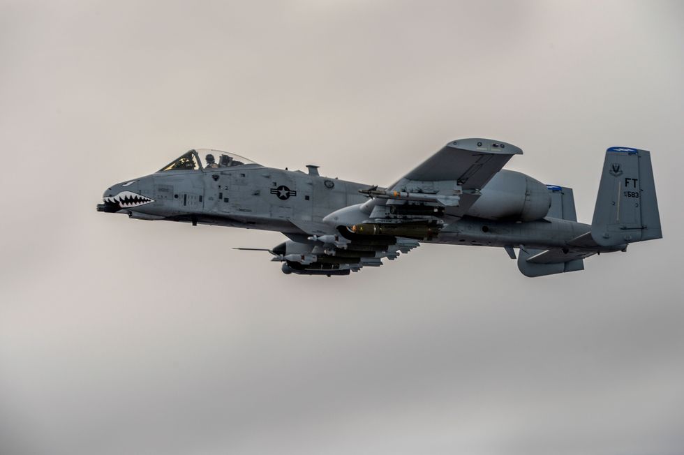 an us air force a 10 thunderbolt ii flies over southwest asia in support of operation inherent resolve, oct 29, 2015 oir is the coalition intervention against daesh us air force photo by tech sgt nathan lipscomb