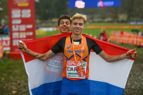 niels laros tijdens het ek cross