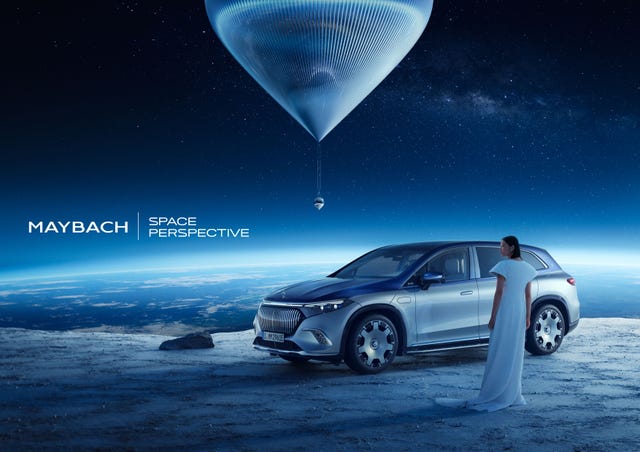 maybach announces it'll be part of space perspective with new balloon