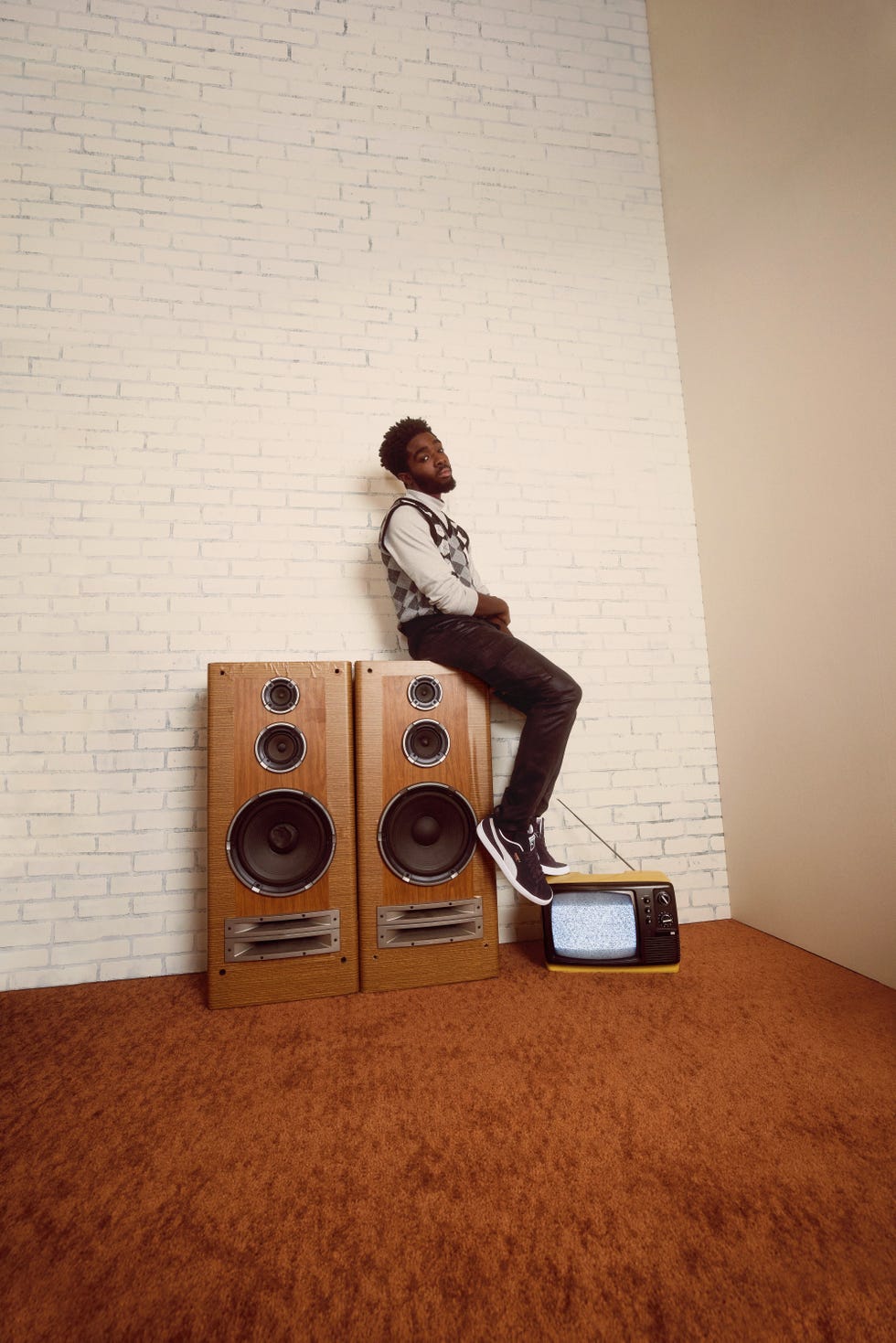 Caleb Mclaughlin in the Puma Forever Classic campaign