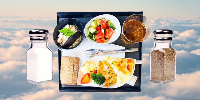 food on airplane