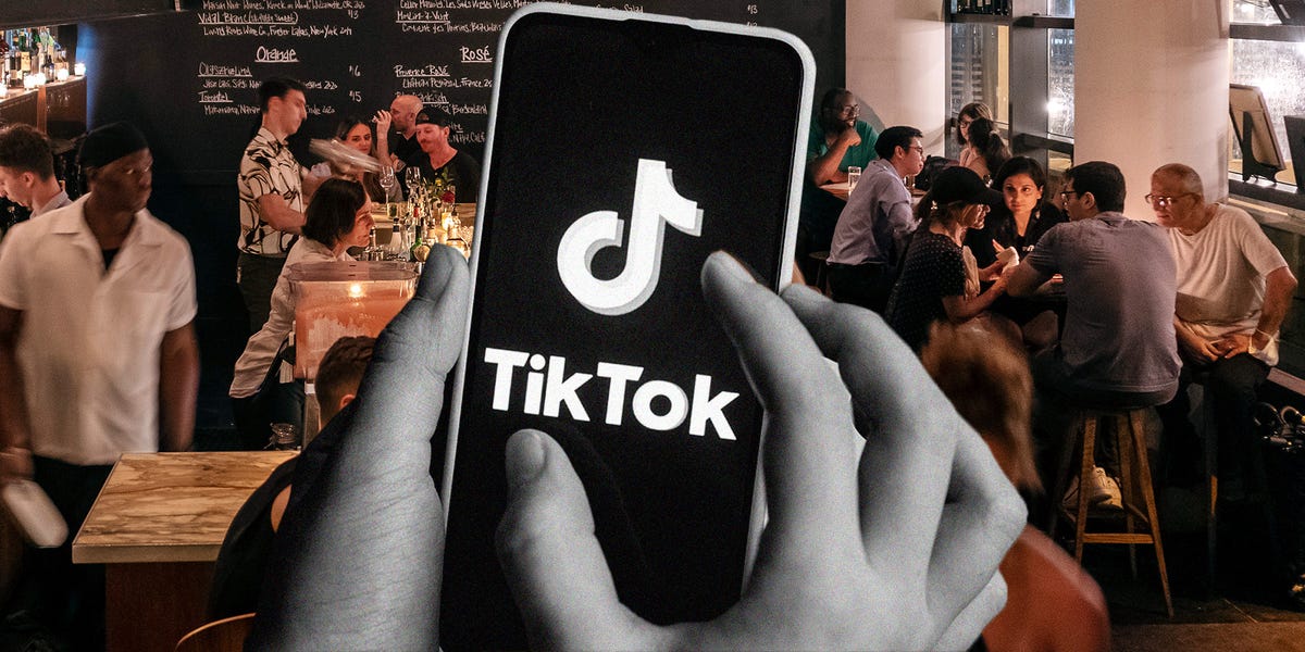 TikTok Restaurants a group of people in a room