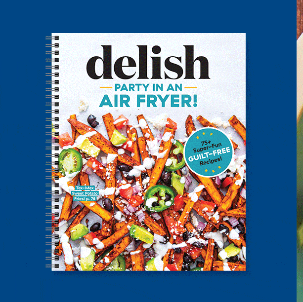 delish party in an air fryer cookbook