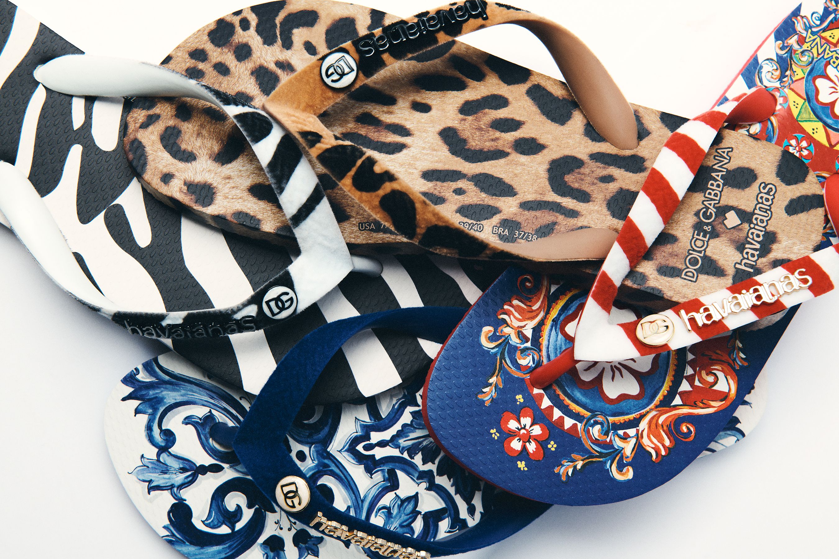 Dolce Gabbana Gives Havaianas Flip Flops the Designer Treatment in New Collaboration