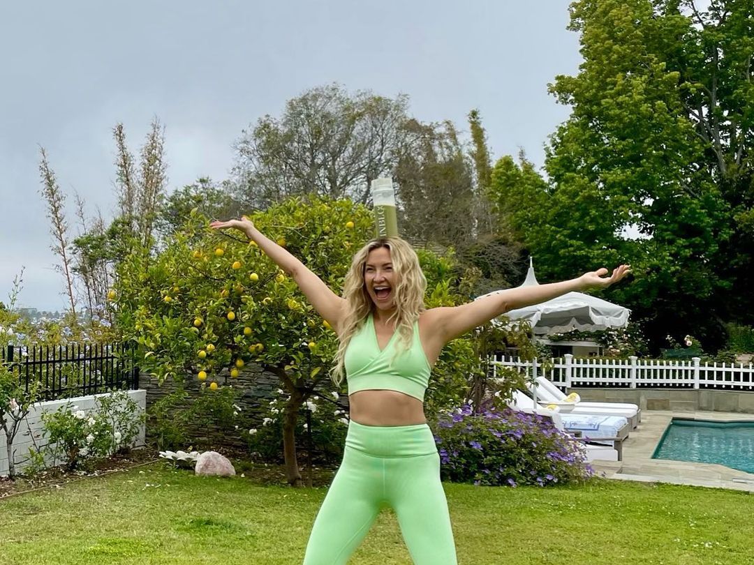 I tried Kate Hudson's yoga routine & my muscles were aching!