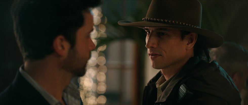 ransom canyon l to r jack schumacher as yancy and justin johnson cortez as kai in episode 102 of ransom canyon cr courtesy of netflix © 2025