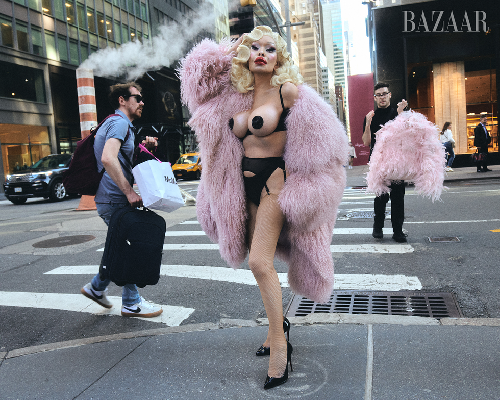 amanda lepore harpers bazaar august 2024