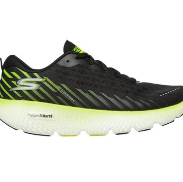 skechers hyper burst hardloopschoenen geel met zwart