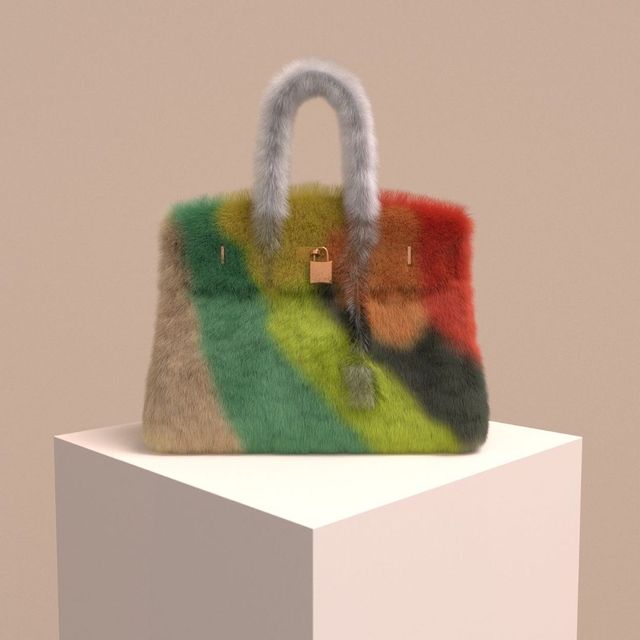 hermes multicolor bag