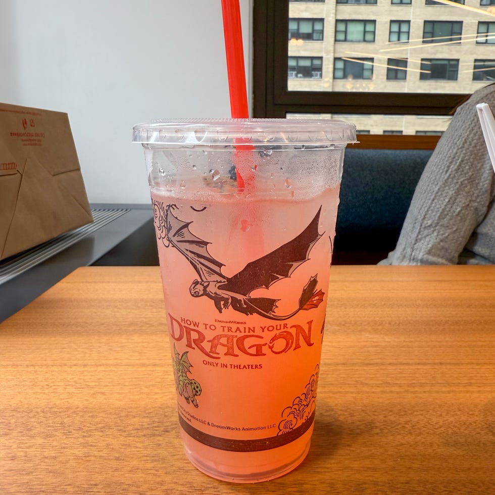 strawberry lemonade in how to train your dragon cup