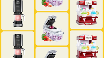 kitchen appliances for food preparation and frozen treats