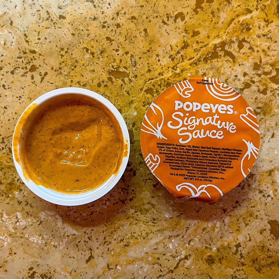 popeyes signature sauce packages
